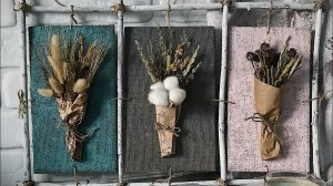 Панно на стену в эко-стиле | своими руками