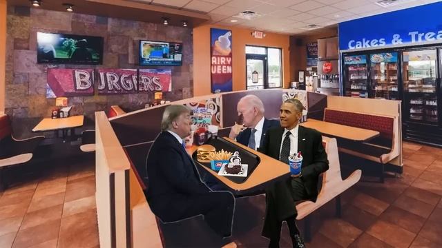 US Presidents Go To Dairy Queen смотреть онлайн
