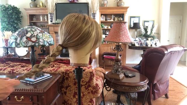 HOW TO Make A Braided Bun | Noriko Angelica | Crazy Wig Lady смотреть онлайн