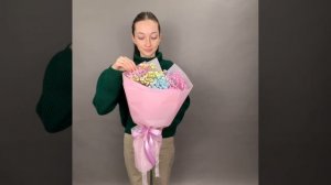 Букет с гипсофилой