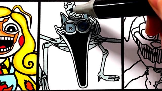 Poppy Playtime Chapter 3 Coloring Pages / How to Color Poppy Playtime 3, 4 Chapter Characters смотреть онлайн