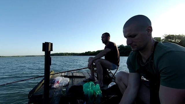 Рыбалка на донки, прекрасная погода и нп плохой клев!!!