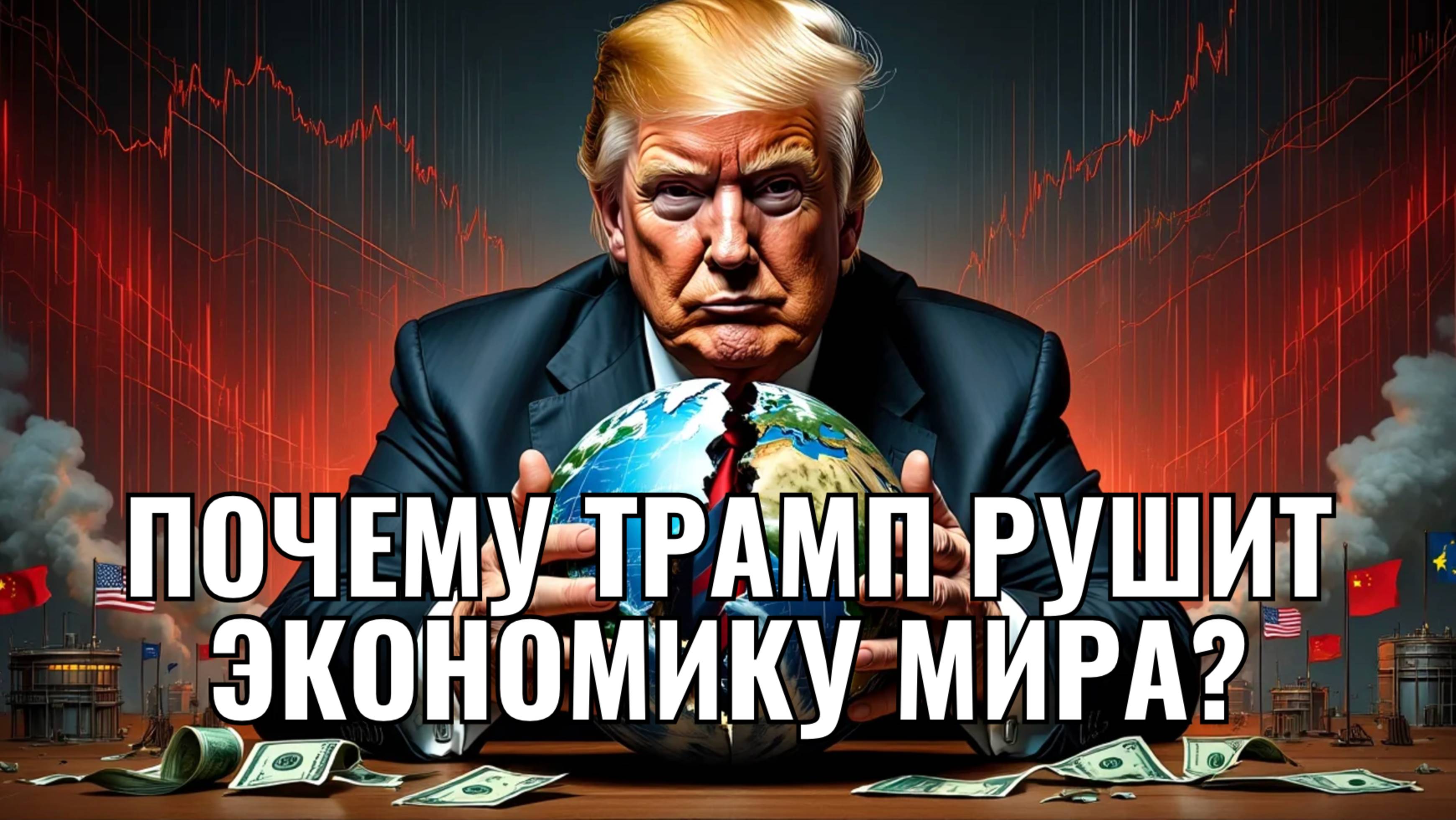 Зачем Трамп на самом деле рушит мировую экономику? Торговая война! Анализ торговой политики США! смотреть онлайн