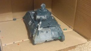 Pz.Kpfw. V Panther из пластилина, с экипажем внутри, пантера из пластилина.