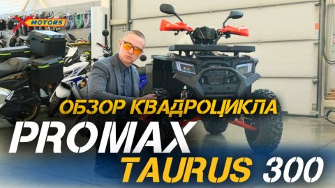 ОБЗОР квадроцикла PROMAX TAURUS 300 от магазина X-MOTORS: открой границы свободы и приключений🔥