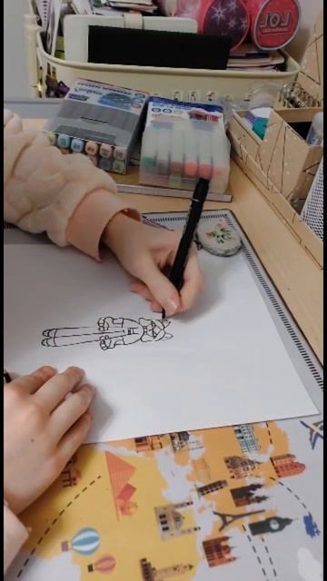 Рисую девочку кошку ) Catgirl ) смотреть онлайн