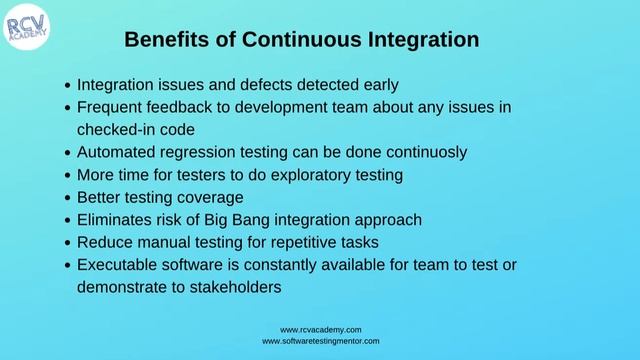 ISTQB Agile Tester #22 - What is Continuous Integration | CI Process