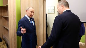 Владимир Путин прибыл в МГТУ имени Баумана