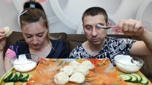МУКБАНГ СОЧНЫЕ МАНТЫ | MUKBANG JUICY MANTA #мукбанг #mukbang #asmrrussia