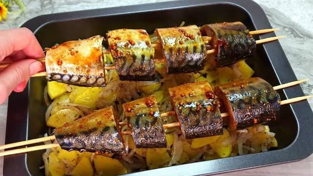 СКУМБРИЯ ВКУСНЕЕ ЛОСОСЯ! Испанская семья научила меня этой хитрости! Ужин готов за 60 минут