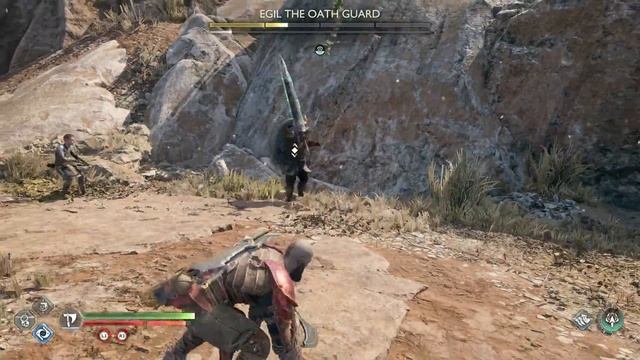 God of War Ragnarok - Egil the Oath Guard Boss Fight (No Damage / GMGOW) смотреть онлайн