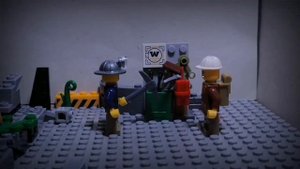 Лего анимация шахта.