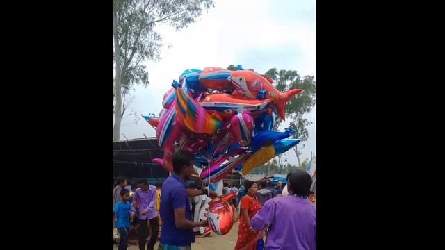 Amazing Air Swimmer Gas Balloons at Public place in Bangladesh | Gas Balloons | Helium balloons 062