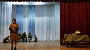 Спектакль "Война сквозь время". Автор: Грядущенко Т. В.