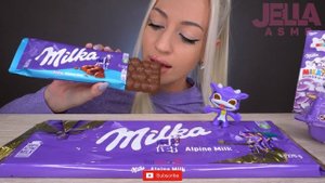 ASMR EATING CHOCOLATE MILKA, CANDY BARS, CHOCO WAFER, SECRET BOX, 초콜릿 디저트 (DESSERT) MUKBANG 먹방