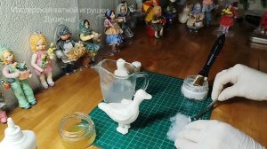 Пасхальные гуси из ваты. Часть вторая. #ватнаяигрушка