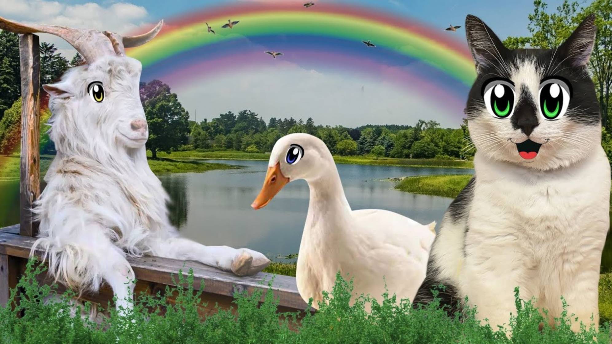 КОТ МАЛЫШ и ПИТОМЦЫ 24 ЧАСА НА ФЕРМЕ! ЧЕЛЛЕНДЖ для ГУСЯ! СМЕШНЫЕ ЖИВОТНЫЕ | А ну-ка давай-ка