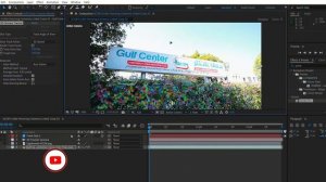 After Effects Camera Tracking & Corner Pin Effect Free Tutorial - Signboard Scene Replacement