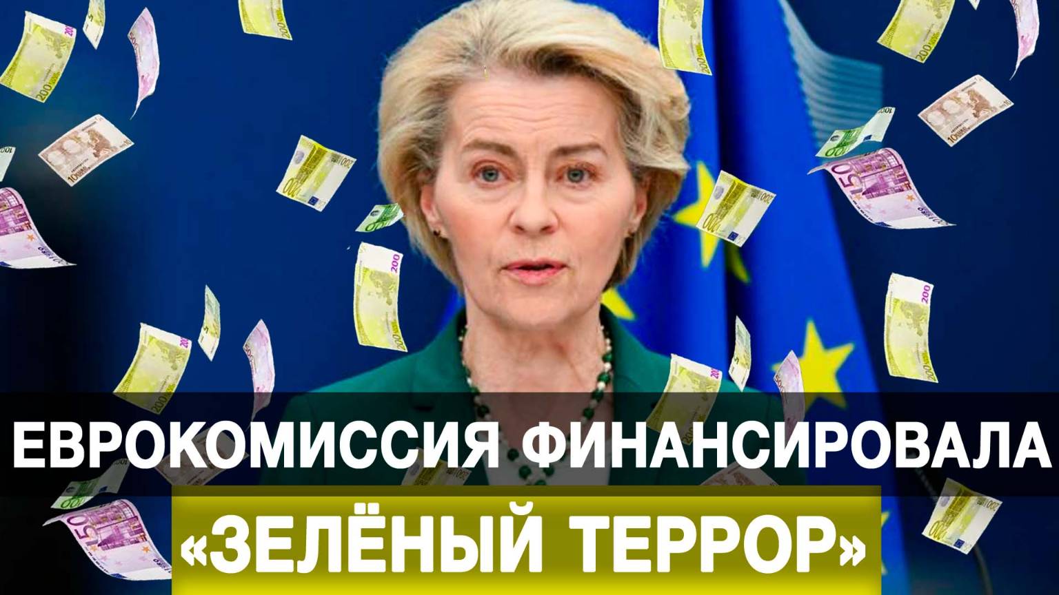 Еврокомиссия финансировала «зелёный террор»