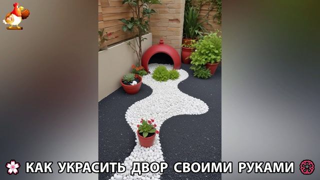 Как украсить двор дома фото идеи (359) 🏡 для дачи и сада своими руками 🌷🪻🌺💮