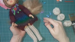 Чулки | Гольфы для куклы Паола Рейна . Вязание спицами