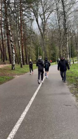 Атмосфера спортивного утра в Кисловодском парке