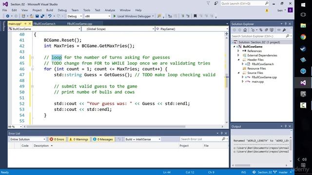 [Udemy UE4 C++] 031 Pseudocode Programming