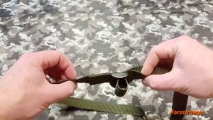 Хаки компрессионная стропа, стяжка для вещей и стропа для переноски грузов