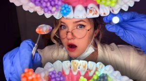 ЧИСТКА ЗУБОВ у стоматолога 🦷 АСМР (ASMR Dentist)