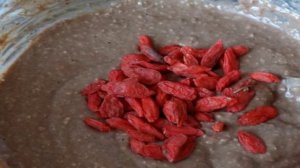 Диетический шоколадный тортик с годжи