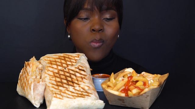 ASMR TACOS MUKBANG |O'TACOS| (NO Talking) Soft Eating Sounds| REAL Eating| Vikky ASMR