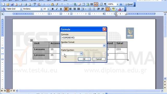 In the empty cell display the sum of the cells appearing on the left of it. смотреть онлайн