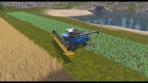 Уборка зерна 2018. Мультик про Синий Комбайн, Желтый Трактор, Грузовик #Автошка