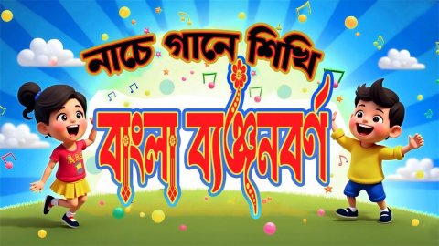 ৩D অ্যানিমেশনের মাধ্যমে বাংলা বর্ণমালা শেখো | মজার নাচ-গানে ব্যঞ্জনবর্ণ শিক্ষা | Kids Learning Video