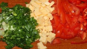 Лаваш на гриле со сливочным сыром и овощами