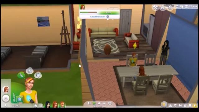 Sims 4 Episode 2- Uninvited Visitors And Tara's First Day On The Job!!!