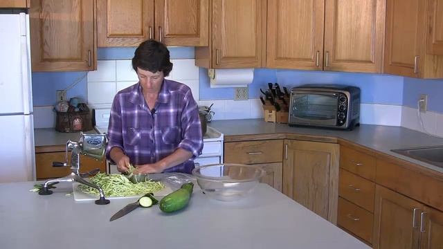 Preparing Zucchini for the Freezer