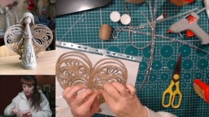 Новогодний ангел из джута