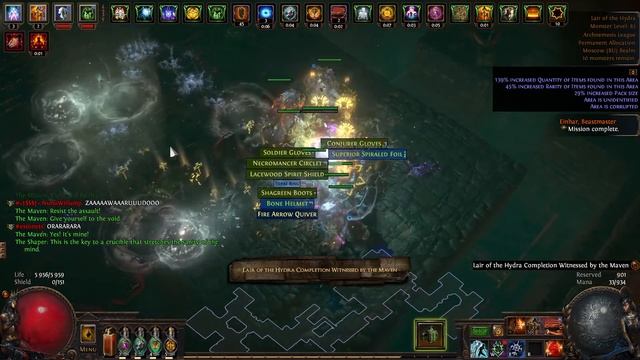 [3.17] Holy Relic Necromancer - Hydra _ Chimera 140 quantity [PoE] смотреть онлайн