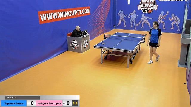 Тараник Елена 1-3 Зайцева Виктория  Восток  4   WIN CUP 30.01.2020 Прямой эфир смотреть онлайн