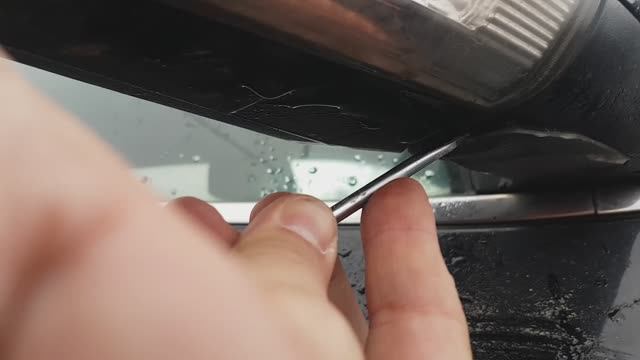 замена лампы подсветки двери хундаи IX55 hyundai veracruz