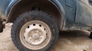 Нива,пришло время поменять резину форвард 139, мелкий ремонт.