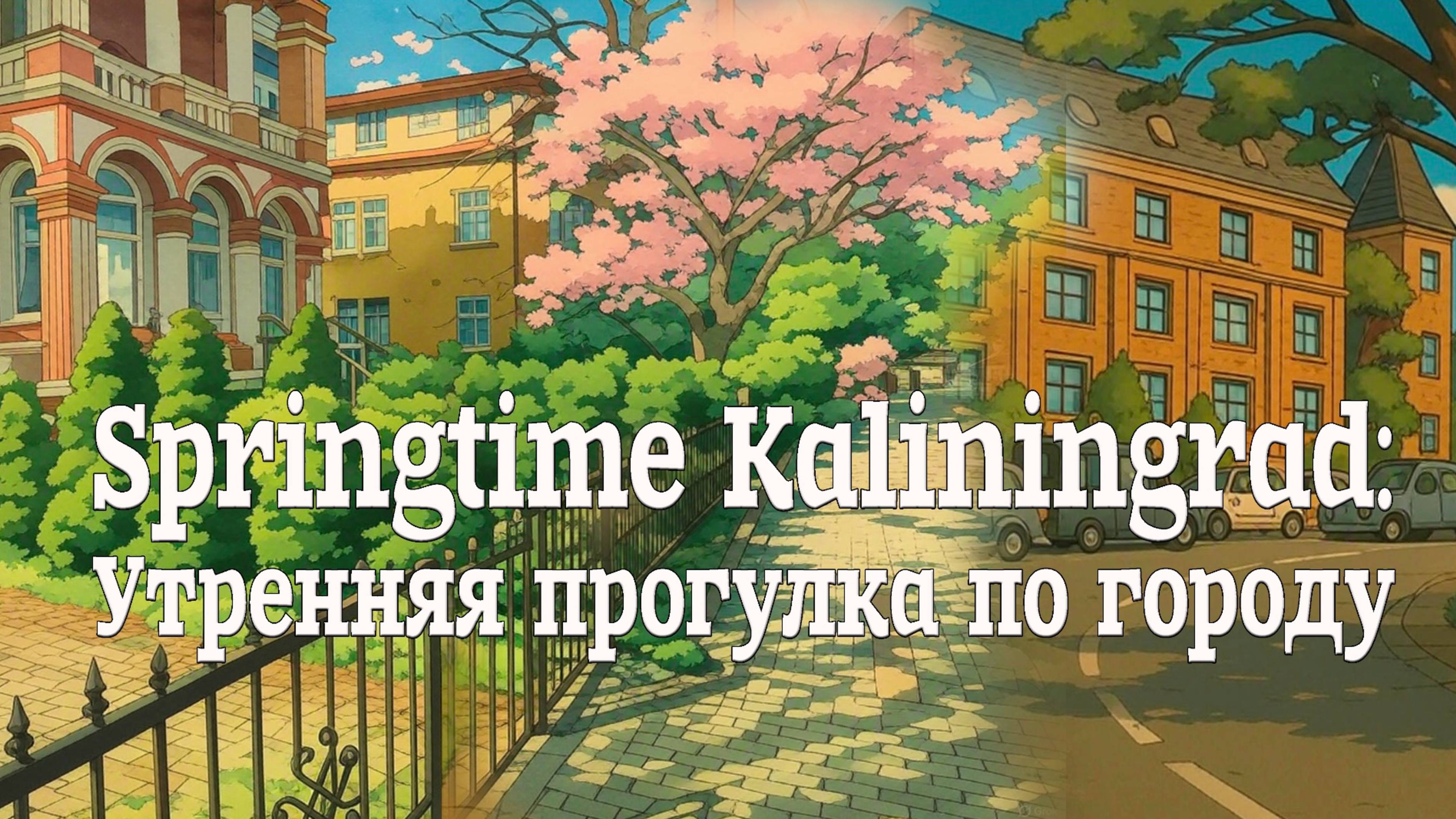 Весенний Калининград: утренняя прогулка по городу