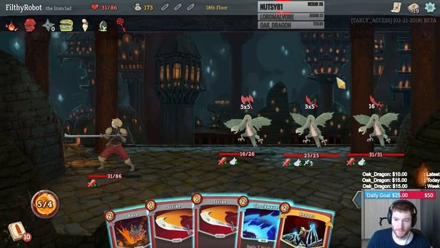 Filthy Tries: Slay the Spire (EA) Game 55 Ironclad Daily Challenge Part 1 смотреть онлайн