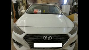 Точки подключения сигнализации Hyundai Solaris 2018 МКПП