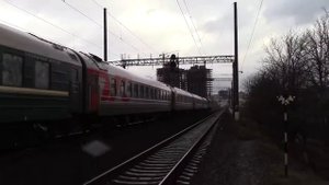 ЧС8-011 с поездом 015 Москва - Будапешт