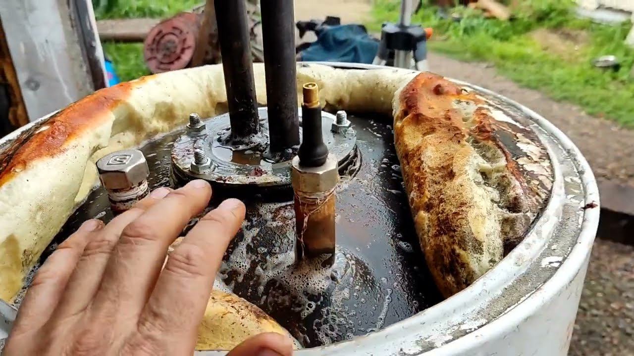 потёк бойлер косвенного нагрева , чиним .