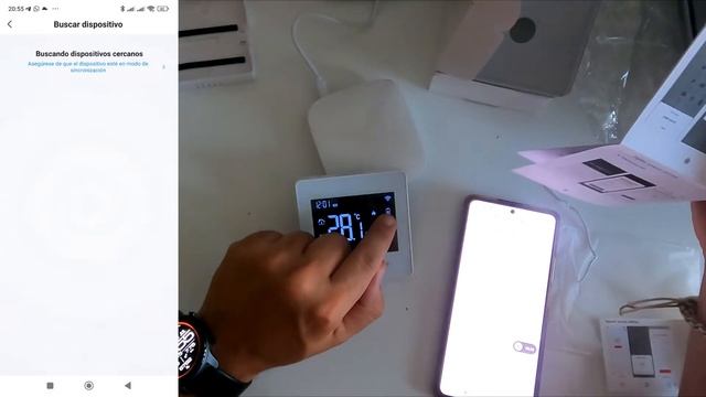 AVATTO ZWT 198 Termostato Digital Wifi A PILAS !!! (necesita Un Puente Enrutador Zigbee - Wifi)