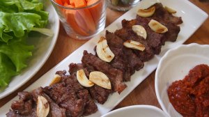 Традиционная корейская кухня: говядина на гриле по-корейски или сокоги гуи (소고기 구이)