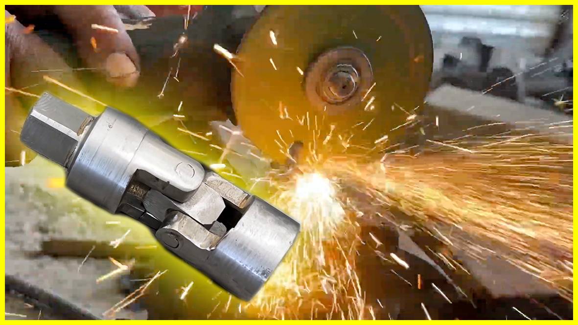 Процесс изготовления кардана для воротка, как это делают в Пакистане! смотреть онлайн